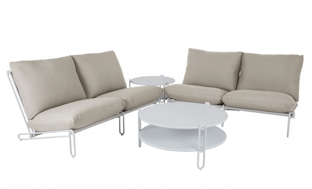 BLIXT Ftlj Vit/Beige i gruppen Utembler / Sittmbler / Loungembler hos SoffaDirekt.se (4191-05-28)