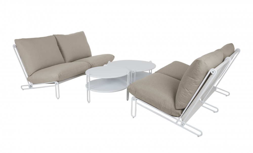 BLIXT Sittdel Vit/Beige i gruppen Utembler / Sittmbler / Loungembler hos SoffaDirekt.se (4194-05-28)