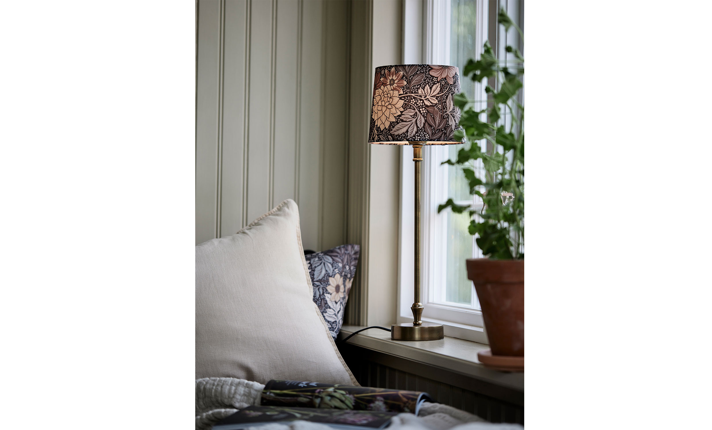 SOFIA Lampskärm 20cm Dahlia Brun