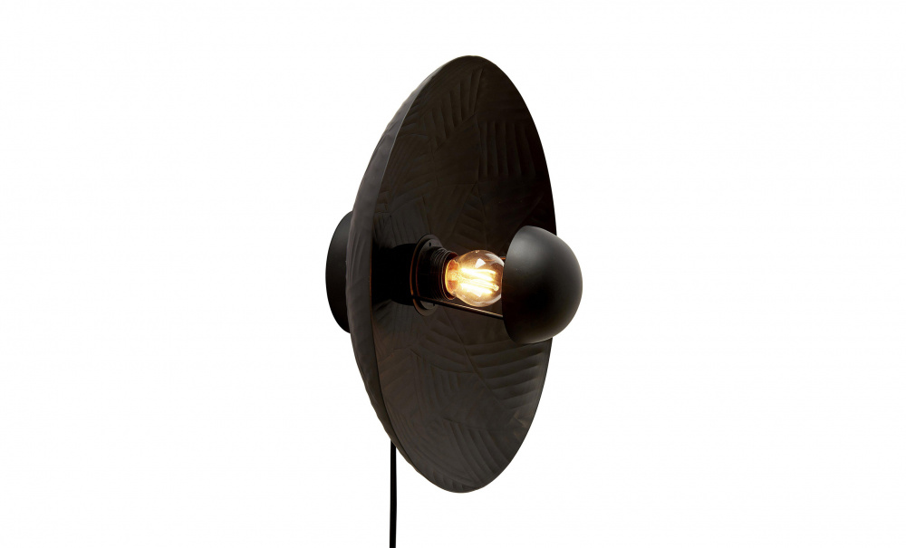 RIBBLE Vgglampa 35cm Svart i gruppen Belysning / Lampor / Vgglampor hos SoffaDirekt.se (4223512)