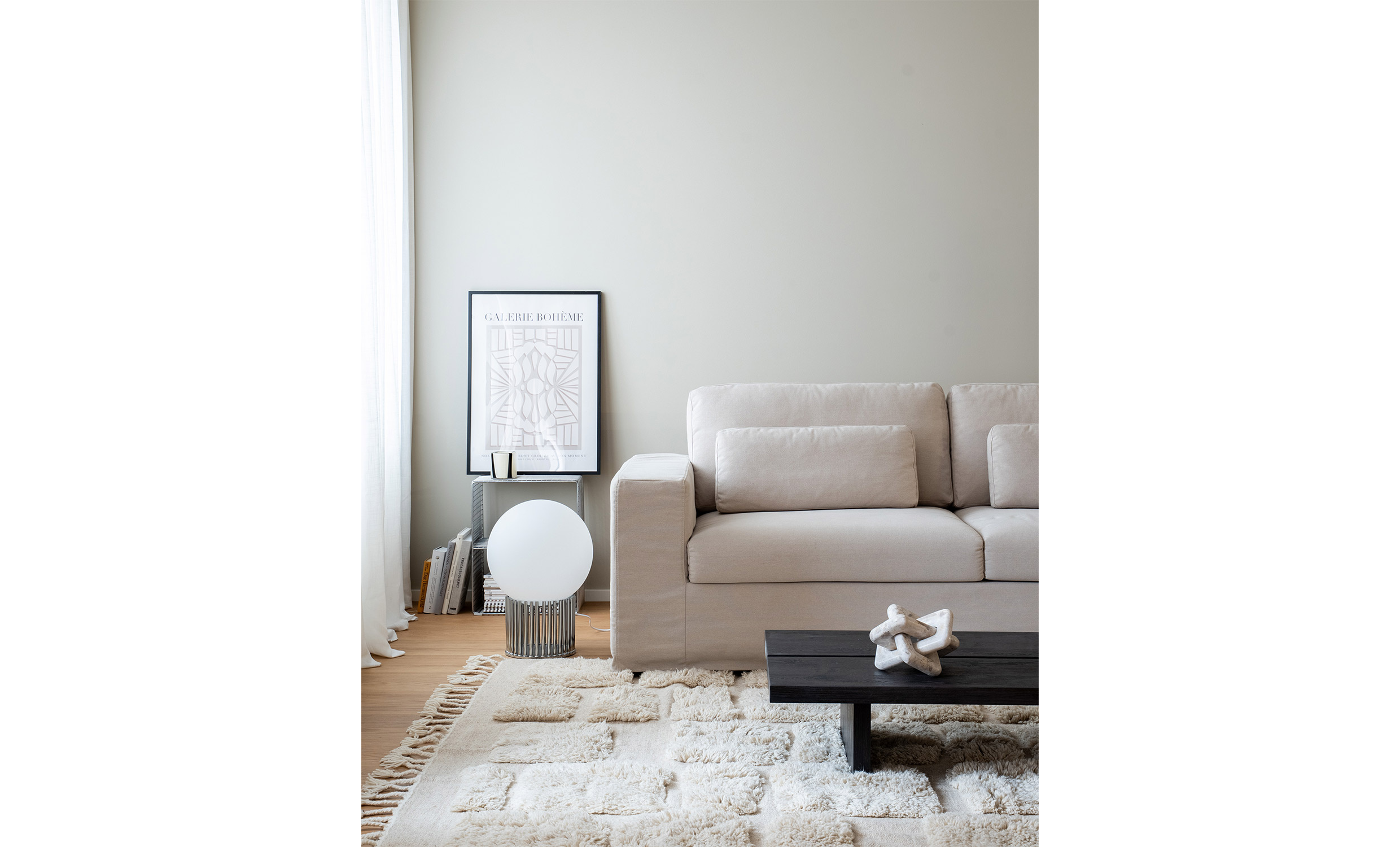 HERMOD Golvlampa Silver