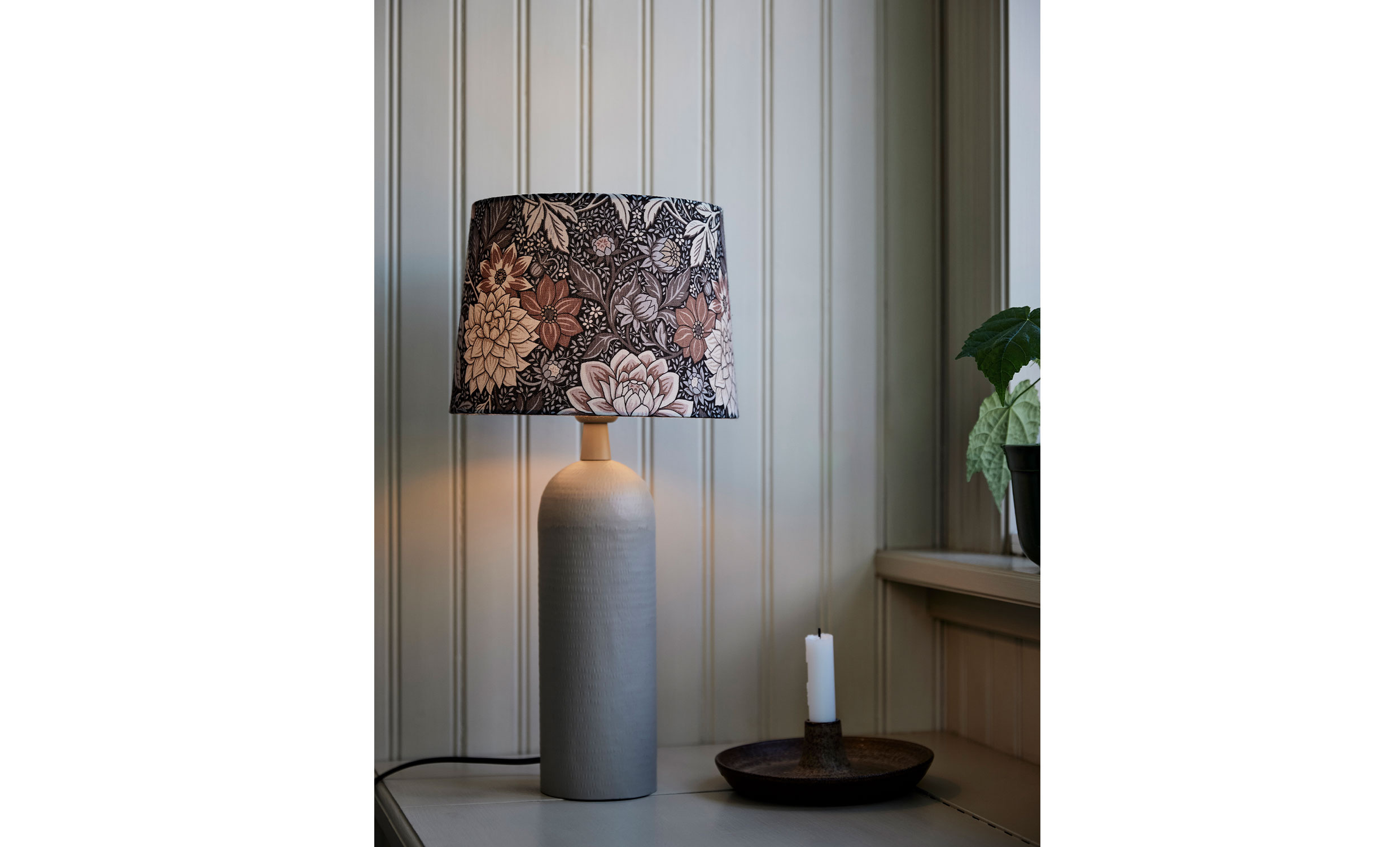 SOFIA Lampskrm 25cm Dahlia Brun