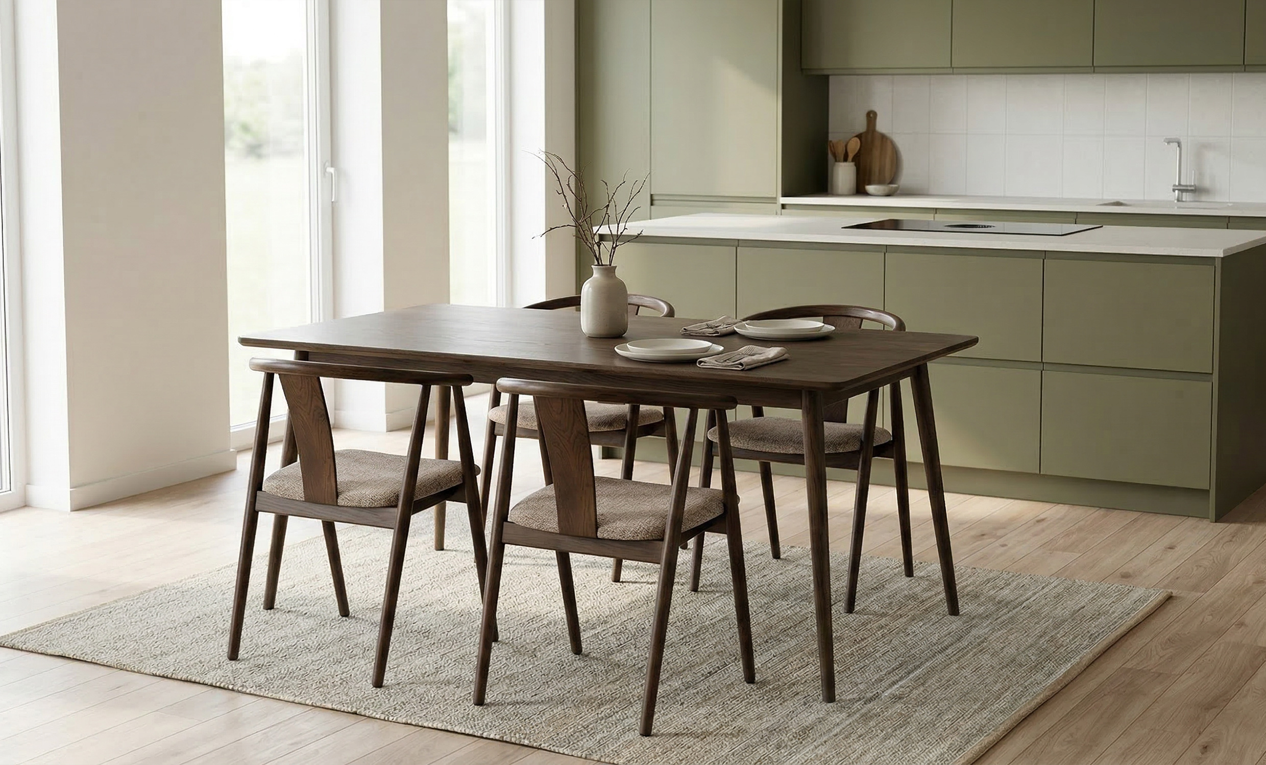 BLANCA 150/LINA Matgrupp 4 Stolar Valn�tsbrun