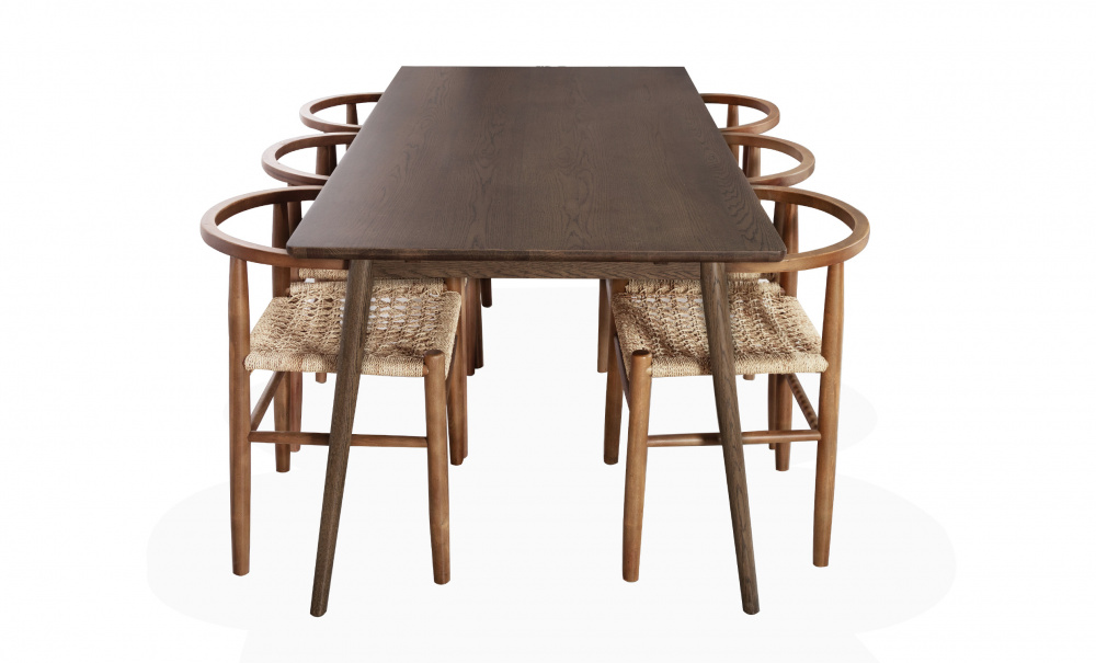BLANCA/MONDO Matgrupp 6 Stolar Valnt i gruppen Matplats / Bord / Matgrupper hos SoffaDirekt.se (43252930-XN1767-WA-6)
