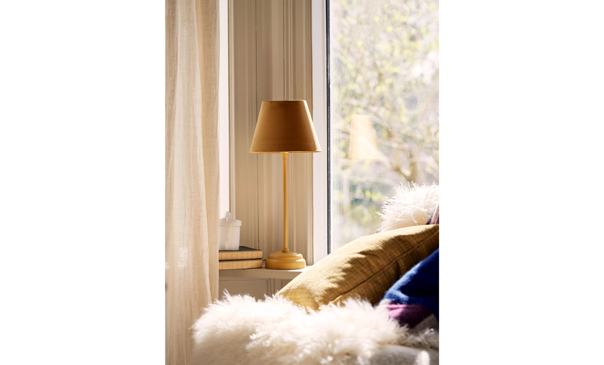 LOTTIE Bordslampa 57cm Gul