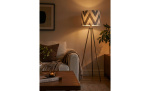 Byt till bild nr 2 (BASE Stativlampa 123cm Antikmässing)