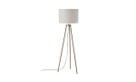 Byt till bild nr 1 (BASE Stativlampa 123cm Antikmässing)