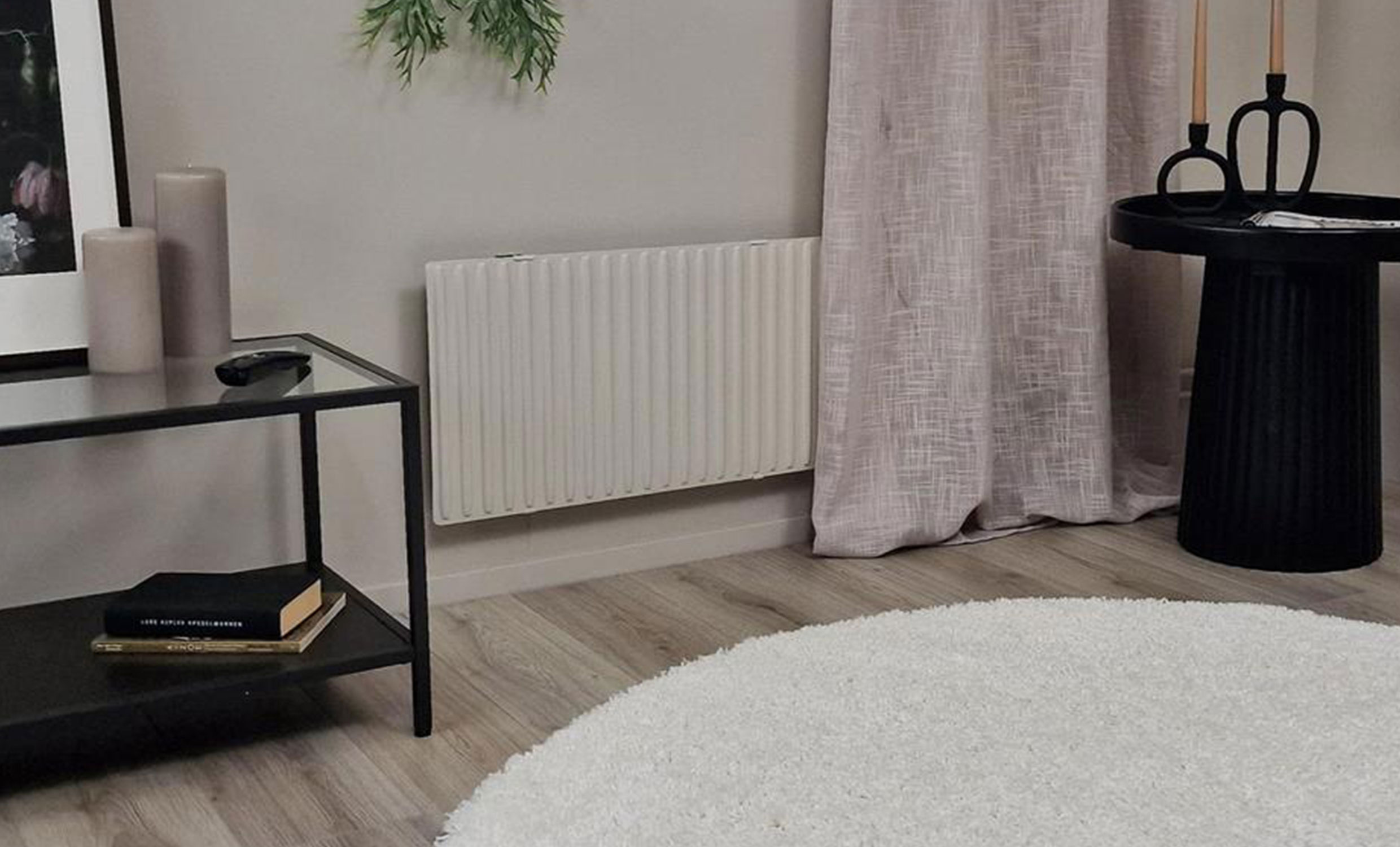 TEDD Matta Vit Rund 160