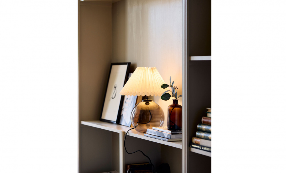 INES Lampskrm 30cm Offwhite i gruppen Belysning / Tillbehr / Lampskrmar hos SoffaDirekt.se (4630-2701)