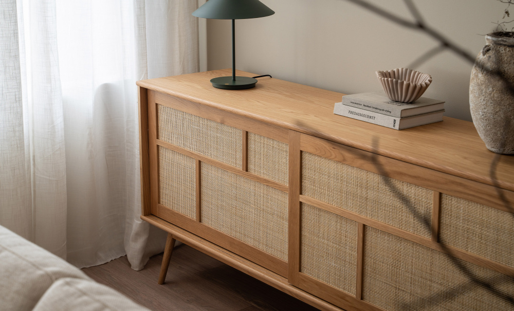 BLANCA Sidobord Natur i gruppen Vardagsrum / Frvaringsmbler / Sideboards hos SoffaDirekt.se (46710200)