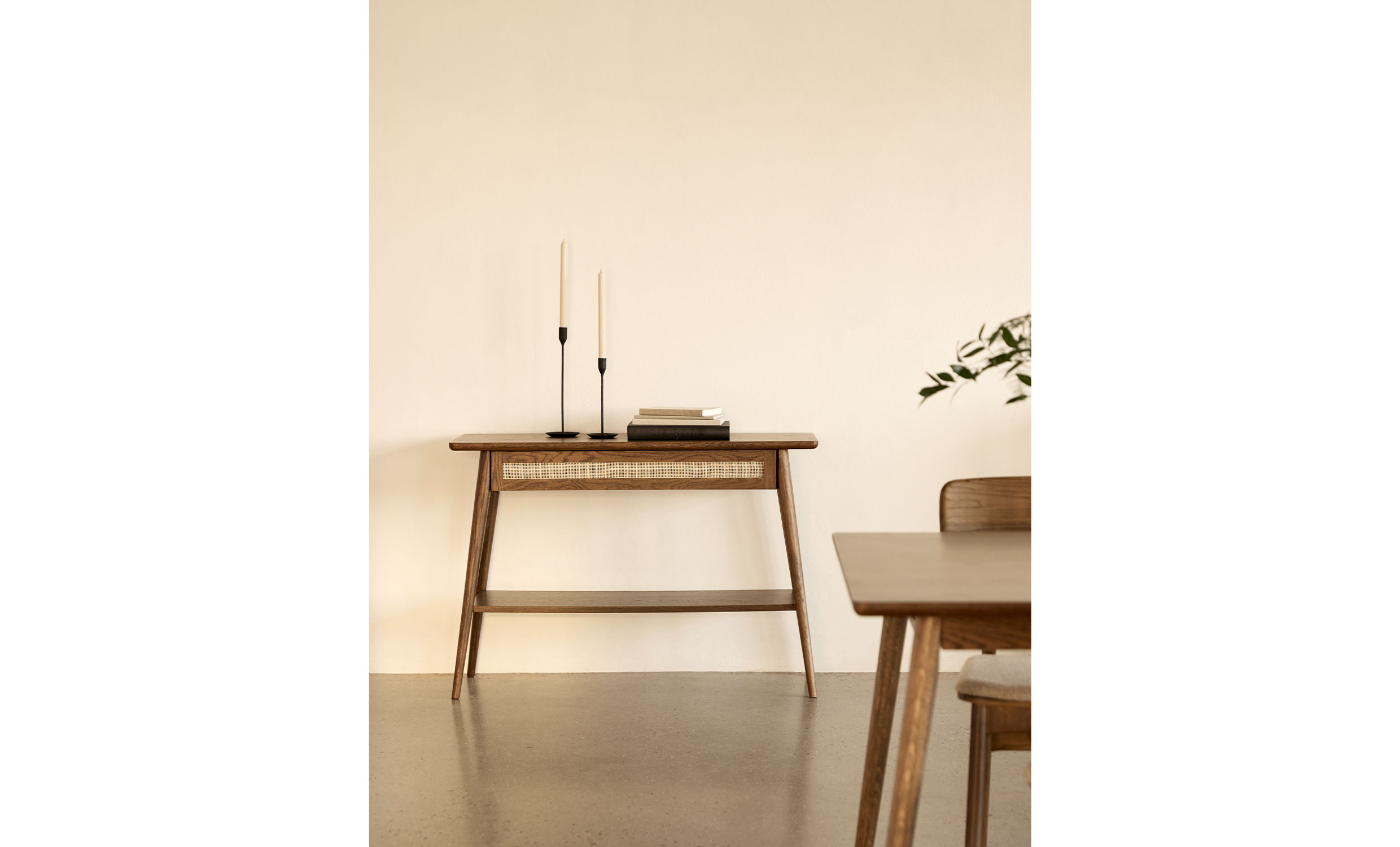 BLANCA Konsolbord Mrkbrun