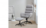 Byt till bild nr 2 (POLO Recliner och Fotpall Taupe)