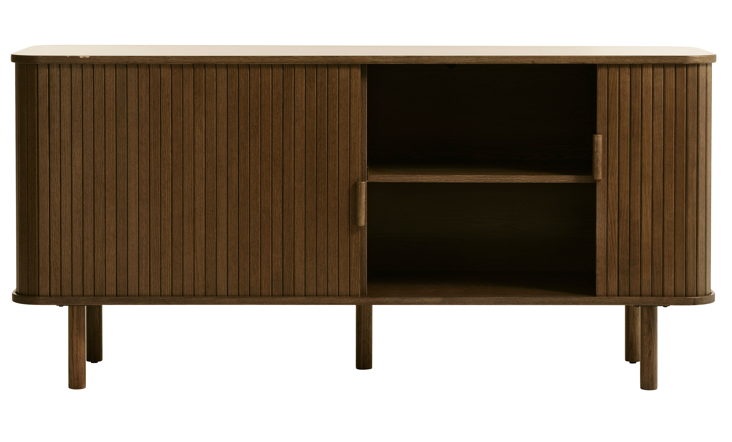 ANKER Sidoskåp 160cm Mörkbrun