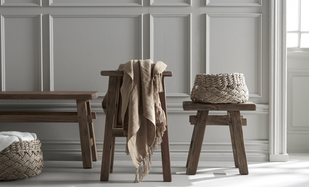 KAIDA Pall Hg Natur i gruppen Matplats / Sittmbler / Barstolar hos SoffaDirekt.se (49344)