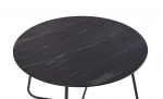 TAVERNY Bordsskiva 85cm Laminat Mörk Sten