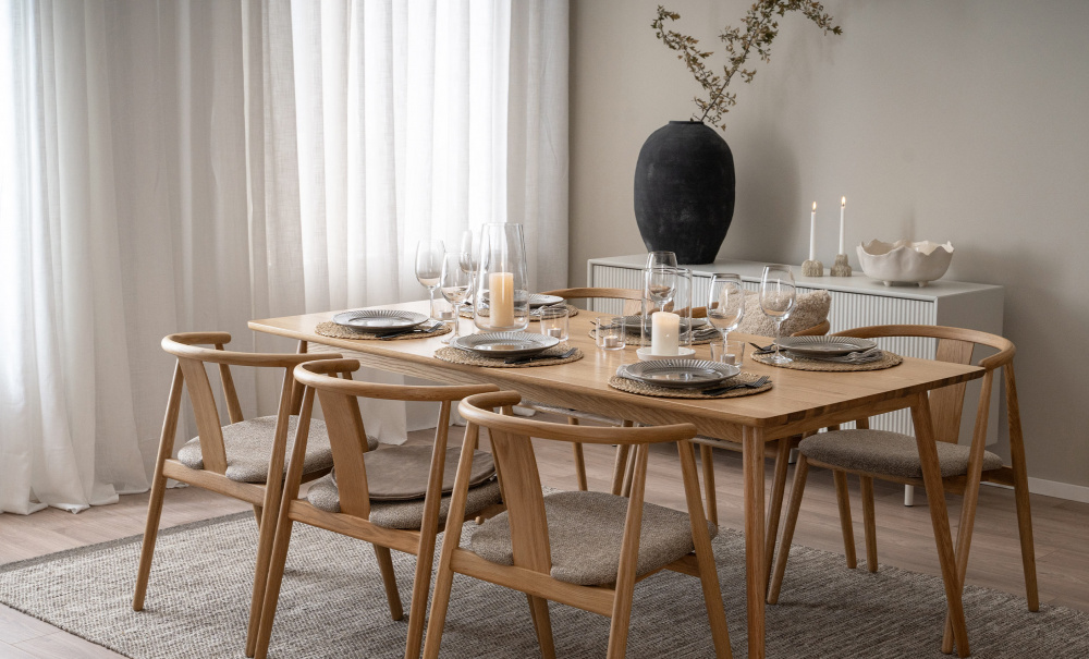 LINA Matstol Natur/Latte i gruppen Matplats / Sittmbler / Stolar hos SoffaDirekt.se (49560002)