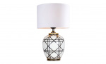 Byt till bild nr 1 (NEW YORK Bordslampa 61cm Svartvit)