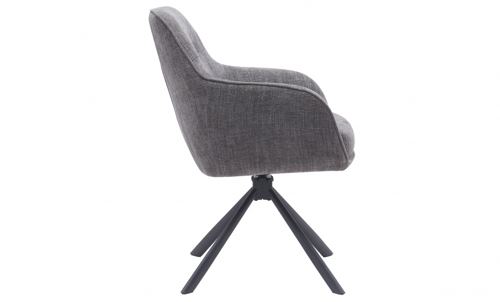 VICKY Snurrstol Gr/Svart i gruppen Matplats / Sittmbler / Stolar hos SoffaDirekt.se (51140003)