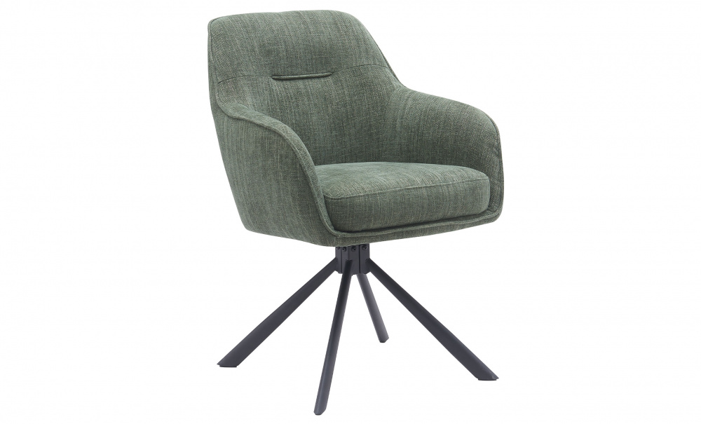 VICKY Snurrstol Grn/Svart i gruppen Matplats / Sittmbler / Stolar hos SoffaDirekt.se (51140005)