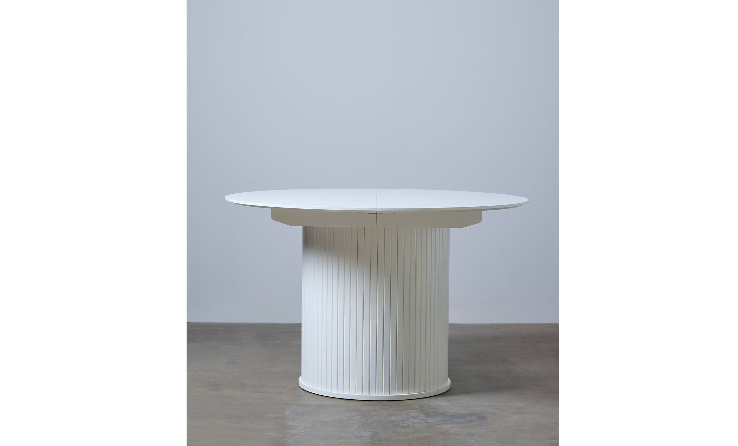 UNO Matbord 120-167 Vit