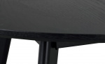 YUMI matbord runt 115 svartbetsad ask Byt till bild nr 2 (YUMI matbord runt 115 svartbetsad ask)