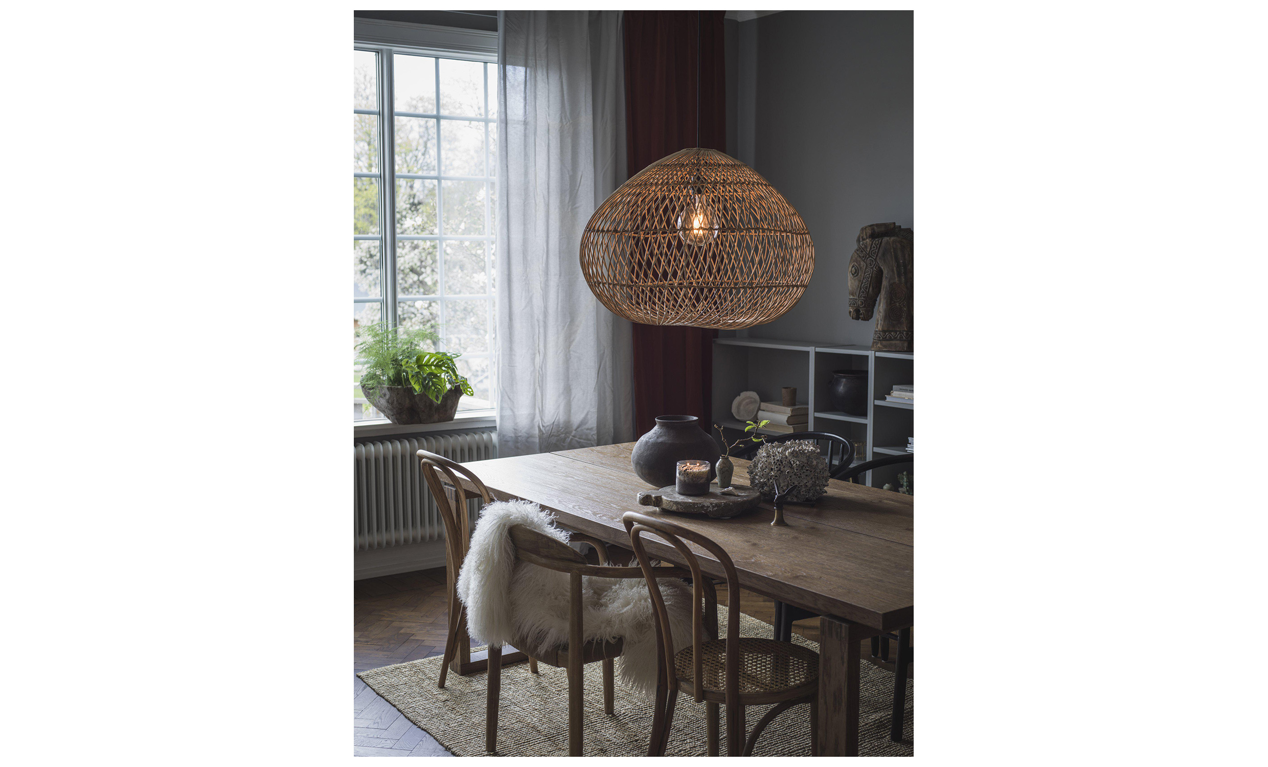 KAREN Takskrm Natur 50 cm