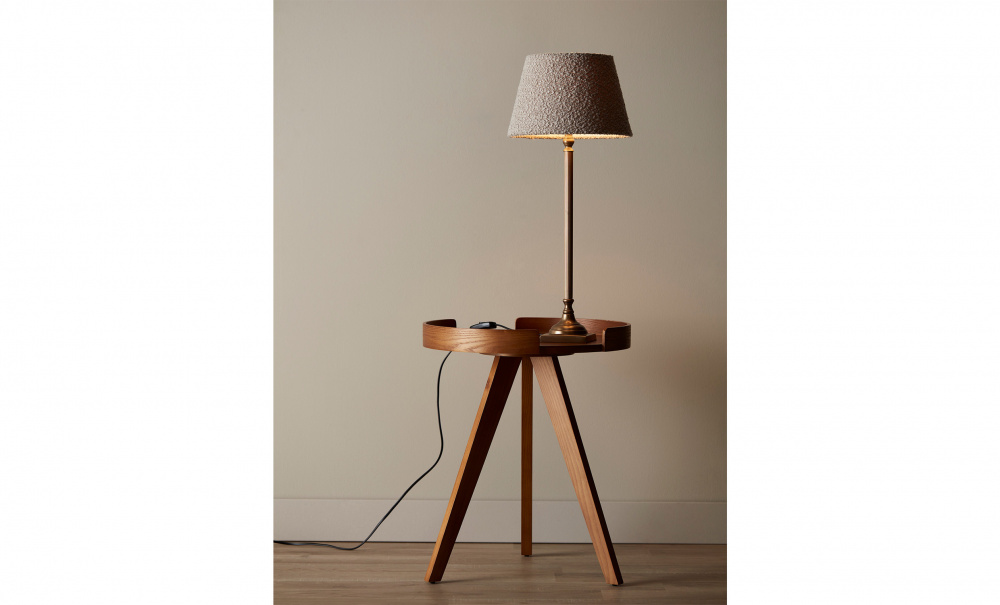 HANNA Lampskrm 26cm Beige i gruppen Belysning / Tillbehr / Lampskrmar hos SoffaDirekt.se (526-1302)