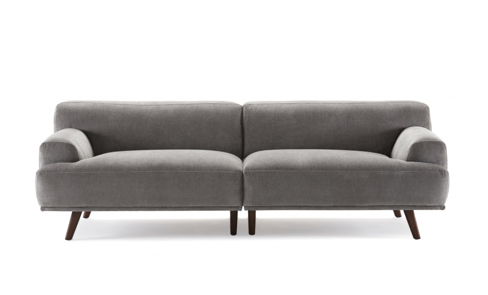 Tylösand 3-sits Velvet Ljusgrå i gruppen Vardagsrum / Soffor / 3-sits soffor hos SoffaDirekt.se (527-TYL-FM51)