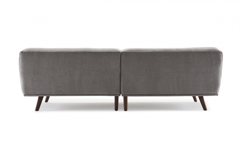 Tylösand 3-sits Velvet Ljusgrå i gruppen Vardagsrum / Soffor / 3-sits soffor hos SoffaDirekt.se (527-TYL-FM51)