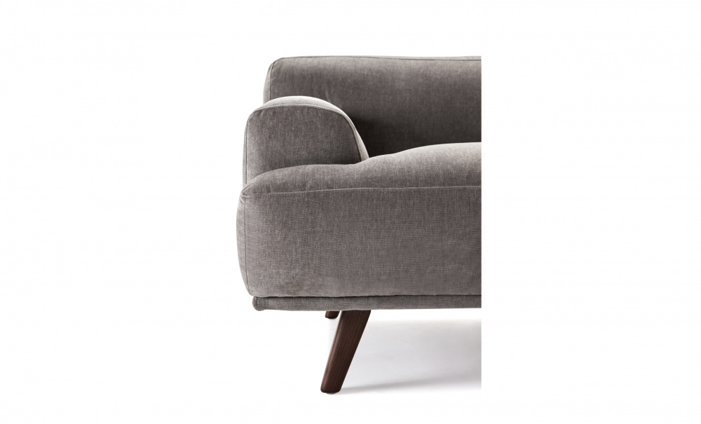 Tylösand 3-sits Velvet Ljusgrå i gruppen Vardagsrum / Soffor / 3-sits soffor hos SoffaDirekt.se (527-TYL-FM51)