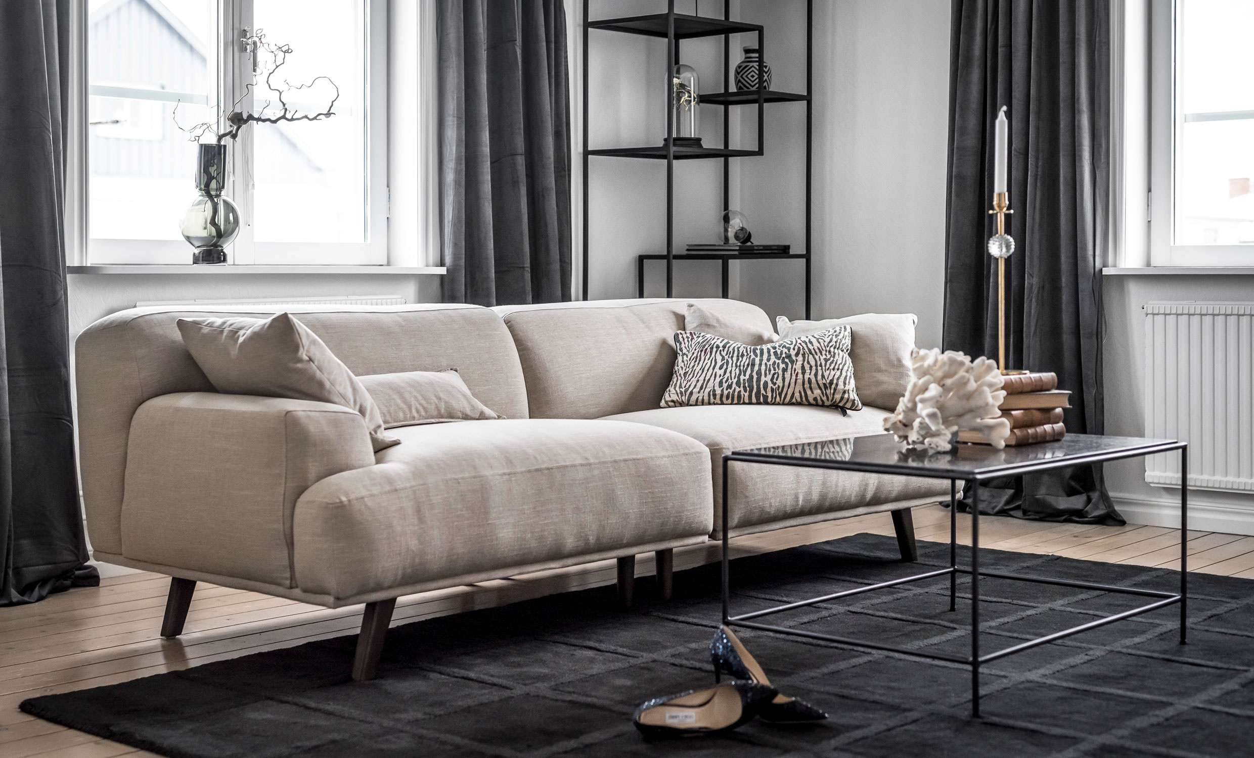 Tylsand Divansoffa Vnster Beige