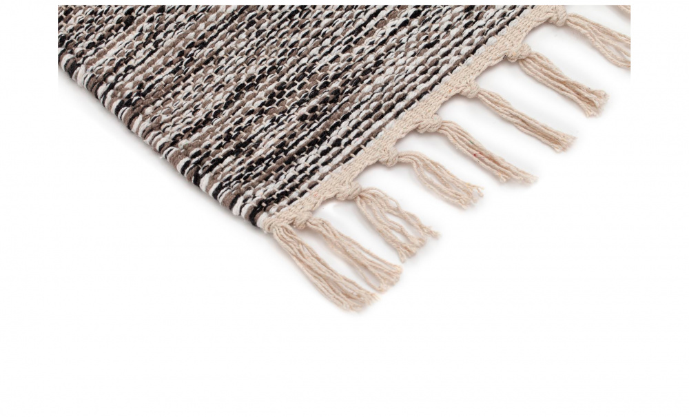 SIGNE Matta 75x180 Antracit i gruppen Mattor & Textil / Mattor / Bomullsmattor hos SoffaDirekt.se (53080)