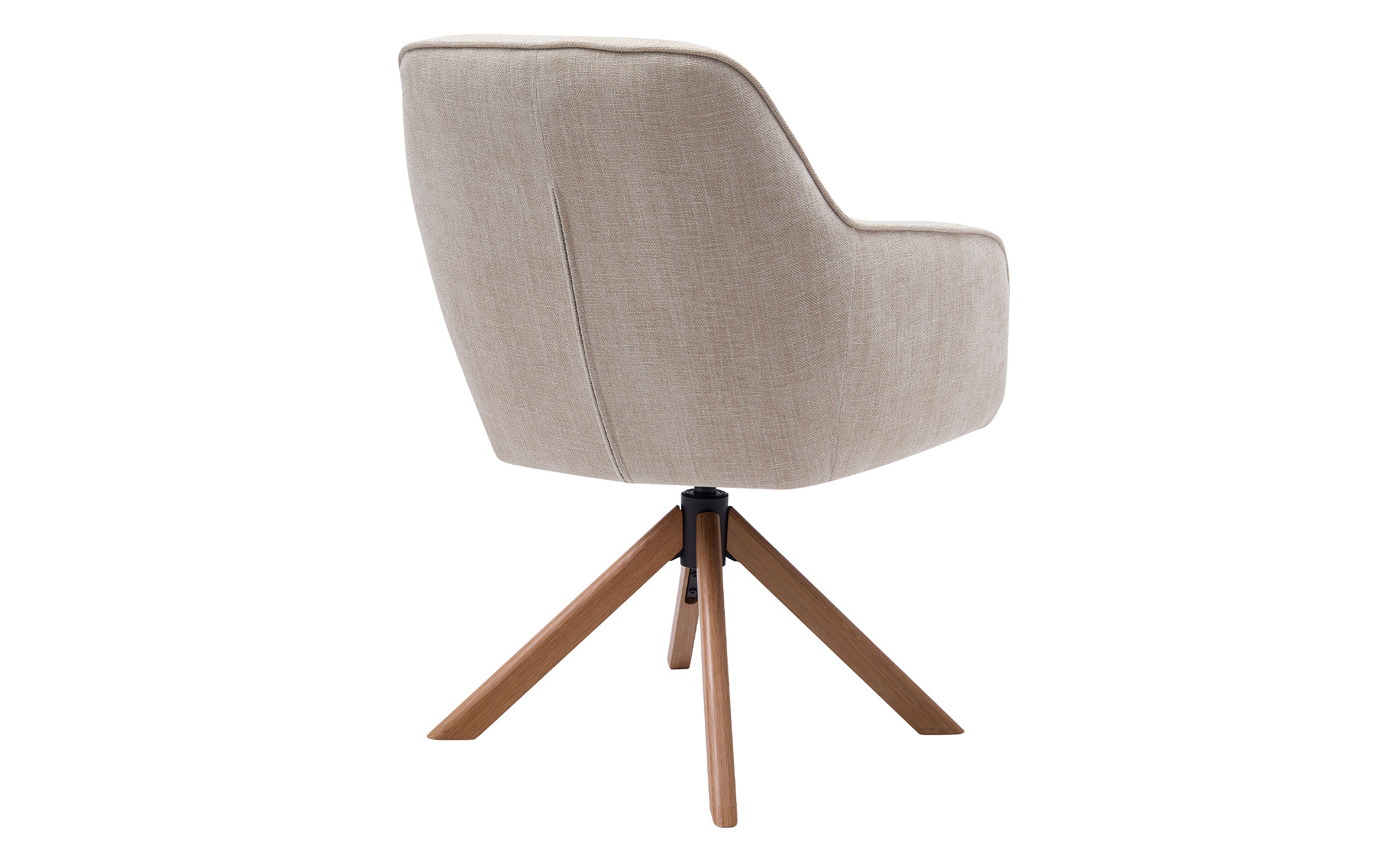VICKY Snurrstol Beige/Ek