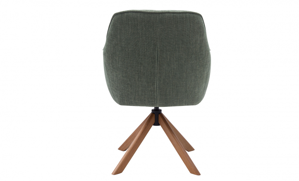 VICKY Snurrstol Grn/Ek i gruppen Matplats / Sittmbler / Stolar hos SoffaDirekt.se (53250005)