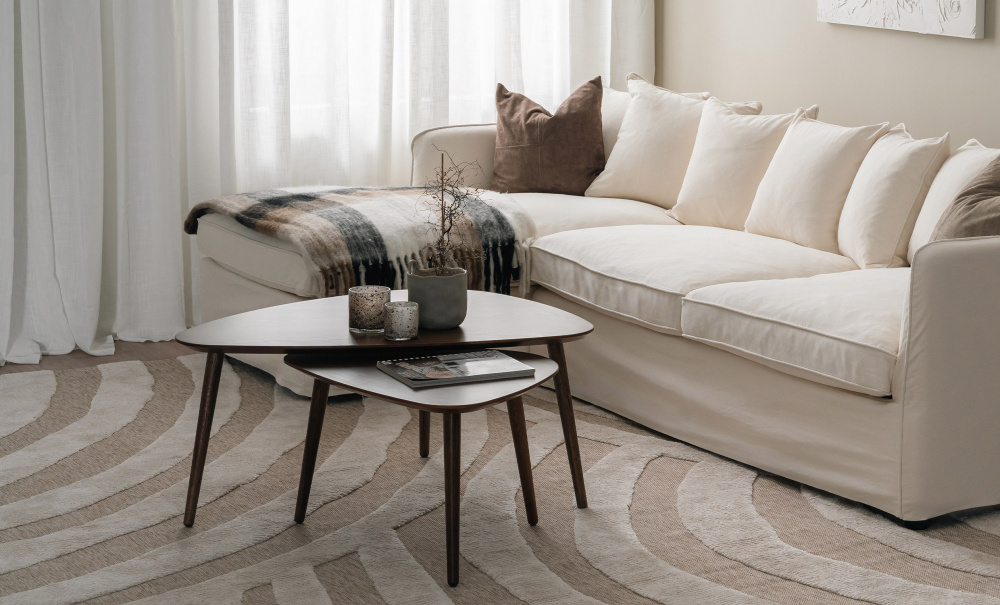 LOVE Evolution Matta 240x340 Creme i gruppen Mattor & Textil / Mattor hos SoffaDirekt.se (55295)