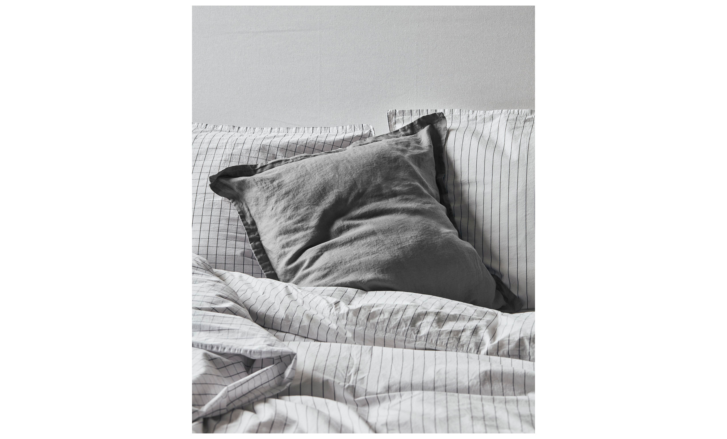 GUNHILD Kuddfodral 60x60 Linne Gr
