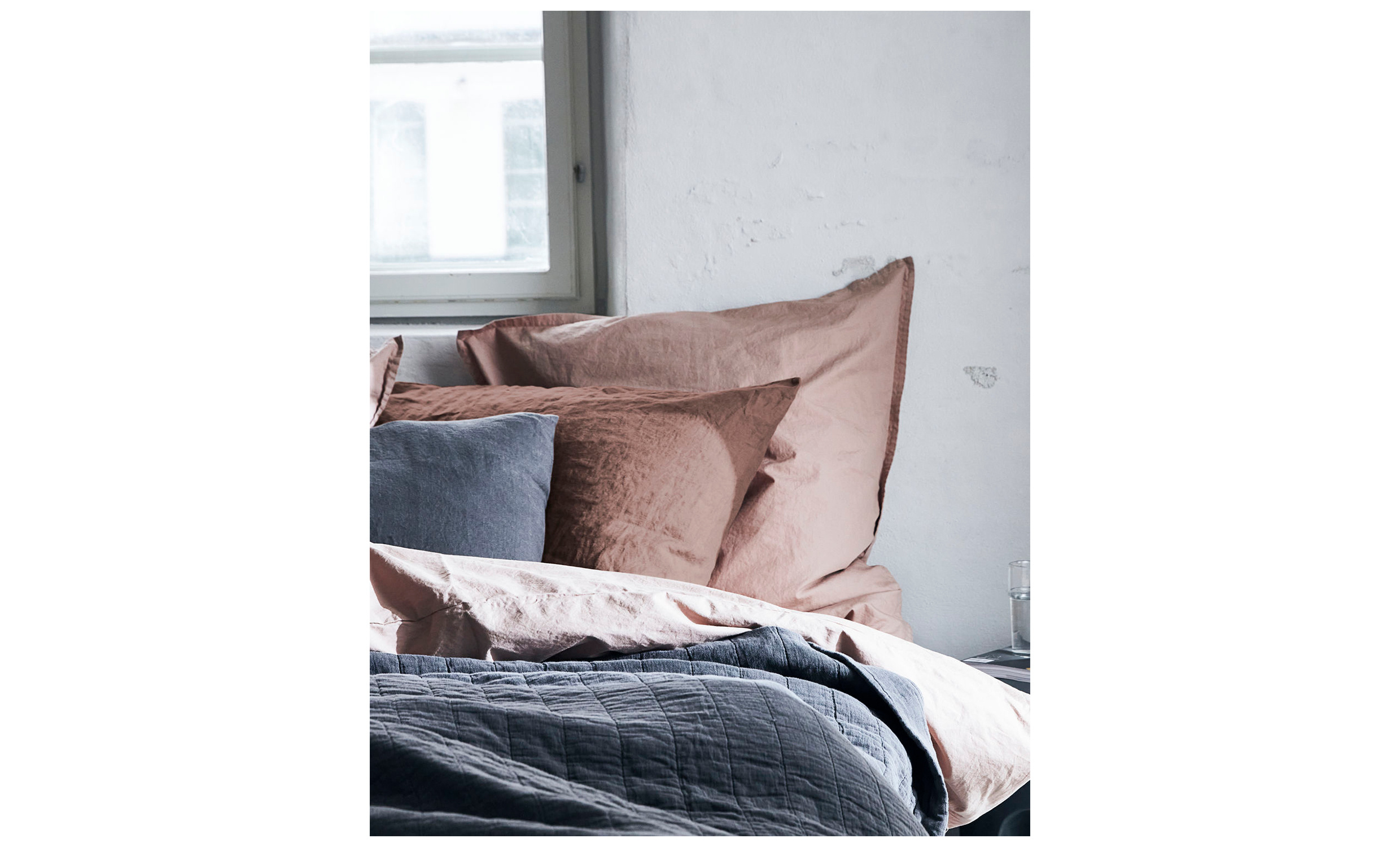 GUNHILD Kuddfodral 60x60 Linne Berry
