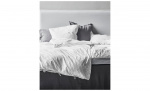 ERIKA Bäddset Enkel Vit/Mörkgrå Byt till bild nr 2 (ERIKA Bäddset Enkel Vit/Mörkgrå)