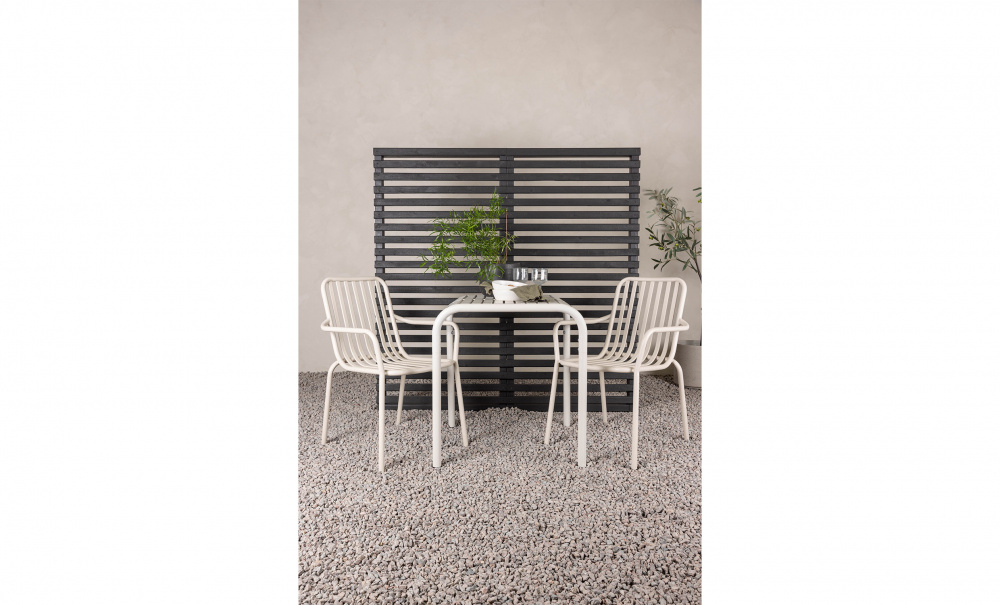 FLORIAN Cafbord Beige i gruppen Utembler / Trdgrdsbord / Cafbord hos SoffaDirekt.se (6006-006)