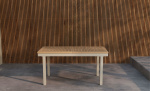 Byt till bild nr 2 (PAZ Matbord 160/240 Beige/Teak)