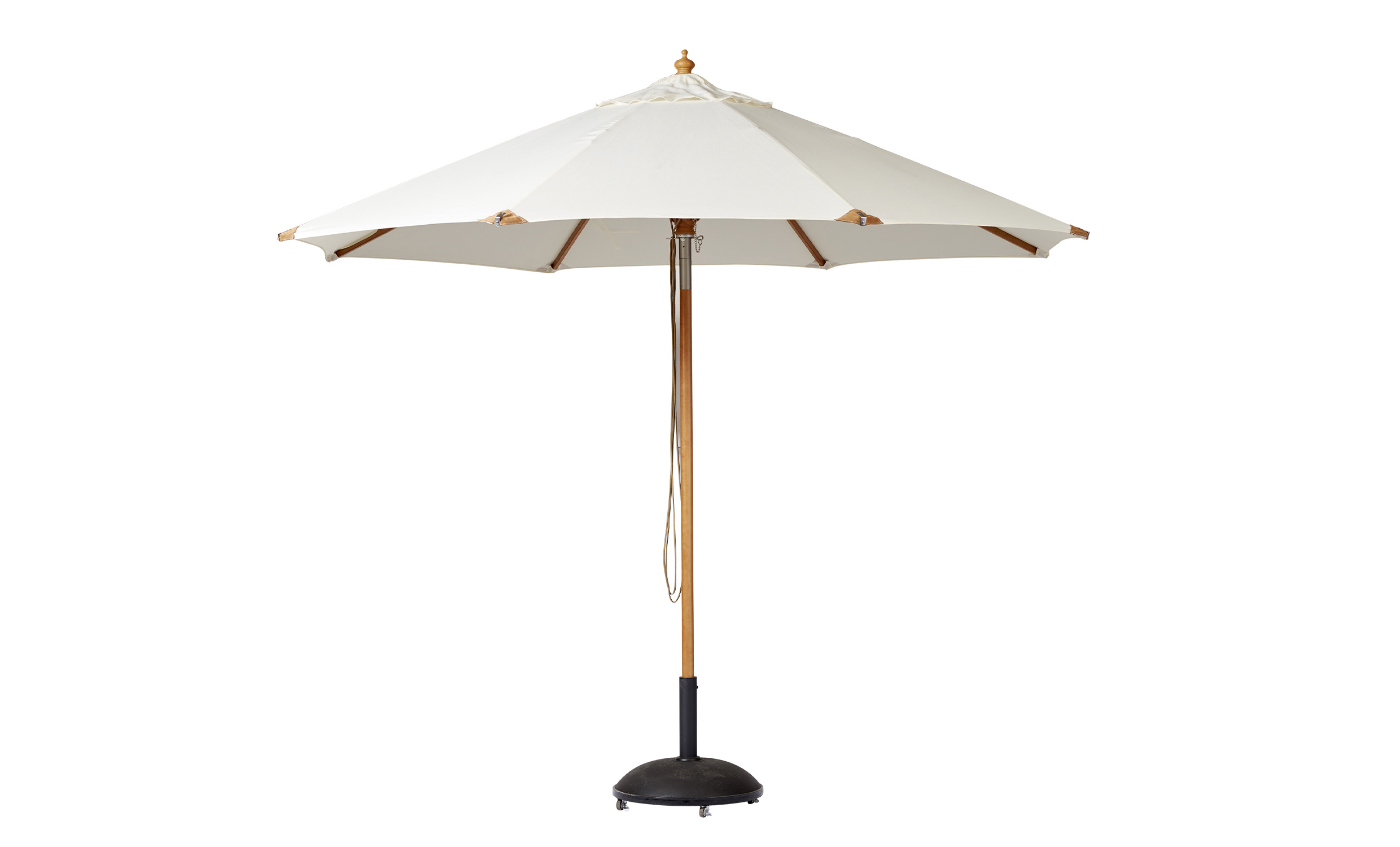 POMINO Parasoll 3,3 m Tilt Offwhite