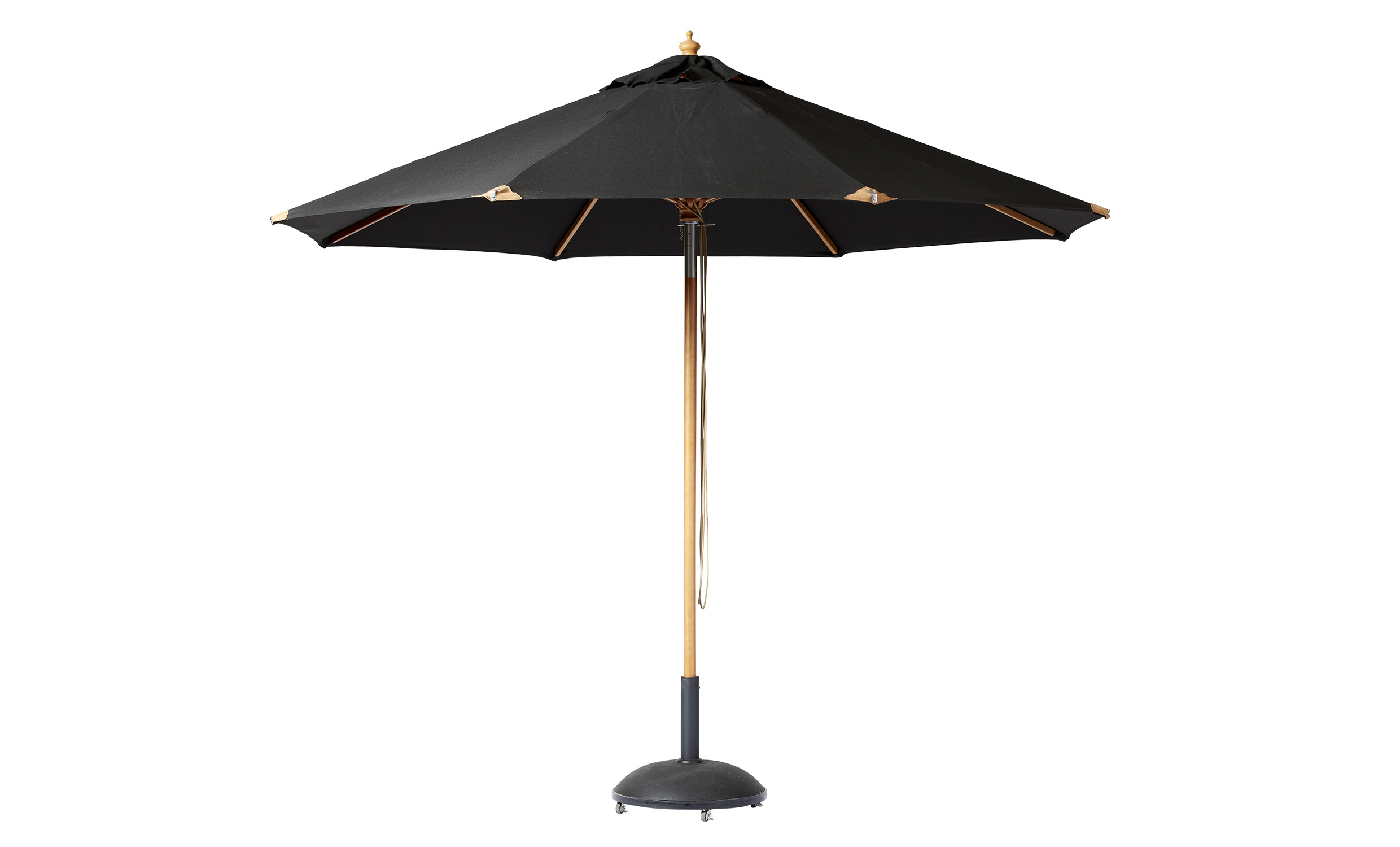 POMINO Parasoll 3,3 m Tilt Svart