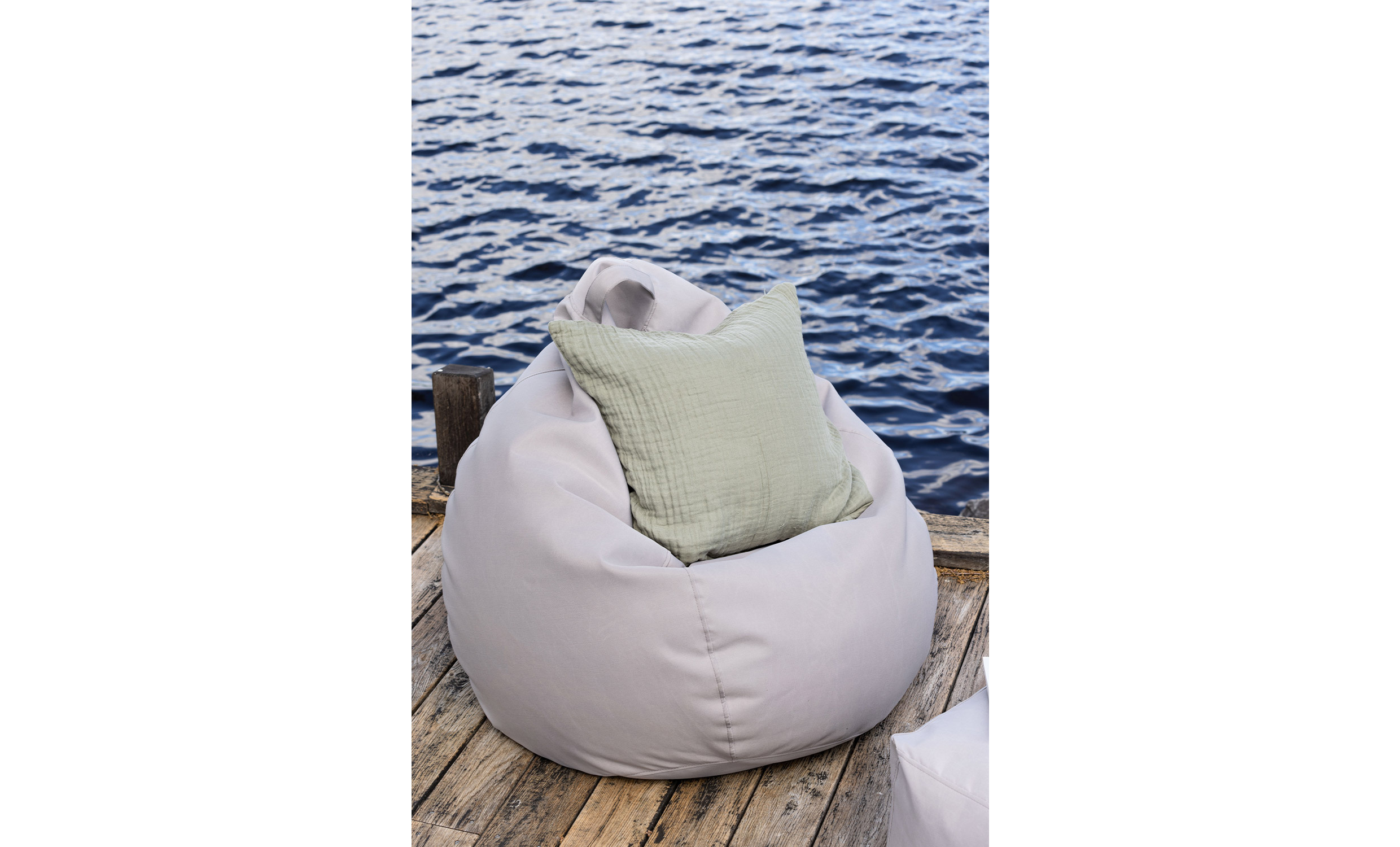 HILLEVI Loungepuff Beige