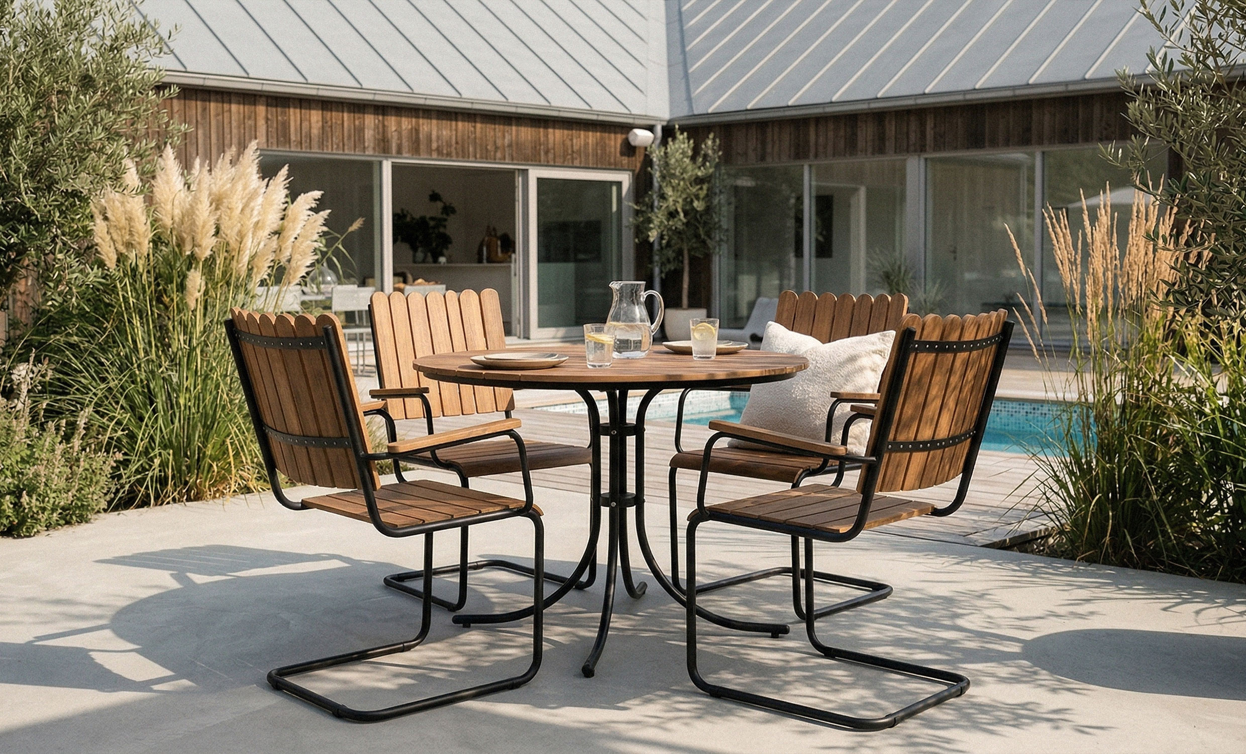 BEPPE Matgrupp Svart/Natur