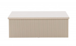 Byt till bild nr 1 (PELLA Soffbord 90x90 Beige)
