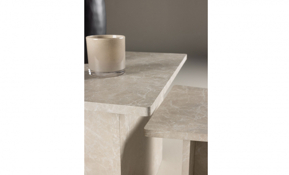 RUTH Soffbord 2-set Beige i gruppen Vardagsrum / Soffbord hos SoffaDirekt.se (61186-121)
