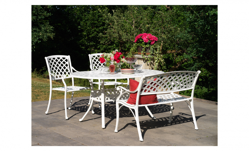ARRAS Cafsoffa 2-sits Vit i gruppen Utembler / Sittmbler / Soffor hos SoffaDirekt.se (6152-5)