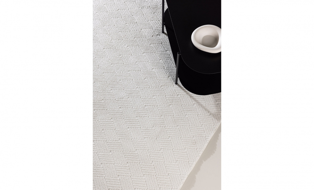 TIMMY Matta 200x290 Vit i gruppen Mattor & Textil / Mattor / Ryamattor hos SoffaDirekt.se (61537-101)