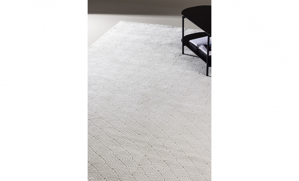 TIMMY Matta 160x230 Vit i gruppen Mattor & Textil / Mattor / Ryamattor hos SoffaDirekt.se (61537-111)