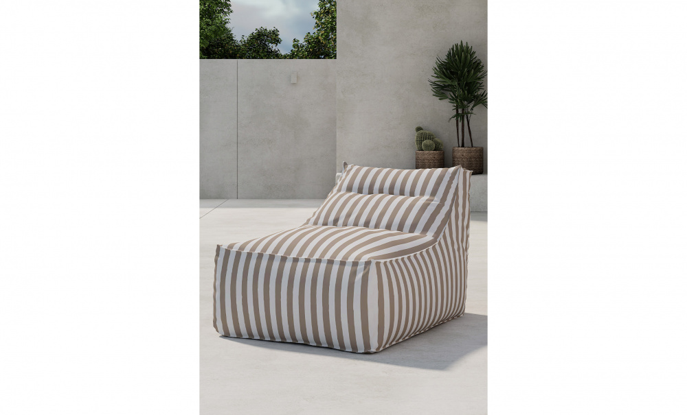 DINO Loungeftlj Beige/Vit i gruppen Utembler / Sittmbler / Loungembler hos SoffaDirekt.se (6171-444)